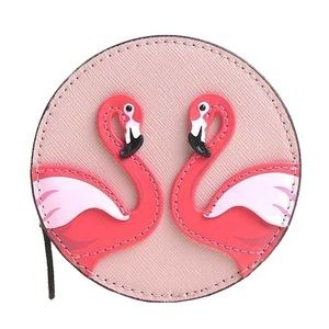 NWT Kate Spade By The Pool Coin Purse flamingos